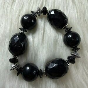 ❗5/$10❗Elegant Black Beaded Bracelet